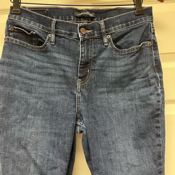 Calvin Klein Jeans Denim - Calvin Klein Slim Straight Leg Raw Hem Jeans sz 10P/30